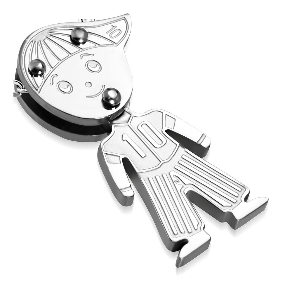 Pandantiv BeSpecial, PSL1144, Inox, 3 x 1,5 cm