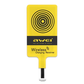 Adaptor pentru incarcare Wireless QI SI-AWEI S7, pentru Android Adaptor pentru incarcare Wireless QI SI-AWEI S7, pentru Android