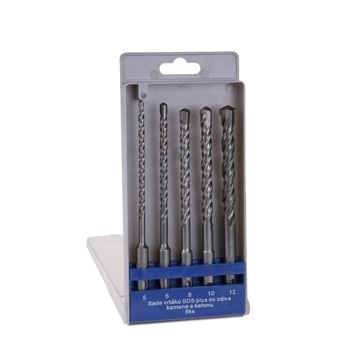 Set burghie SDS PLUS 20890 Levior, 5 bucati Set burghie SDS PLUS 20890 Levior, 5 bucati
