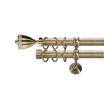 Galerie dubla Vienna, grosime 25 si 19mm, aur antic, 200 cm Galerie dubla Vienna, grosime 25 si 19mm, aur antic, 200 cm