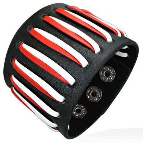 Bratara BeSpecial, BSL0638, Argintiu, Piele naturala, Lungime 21 cm