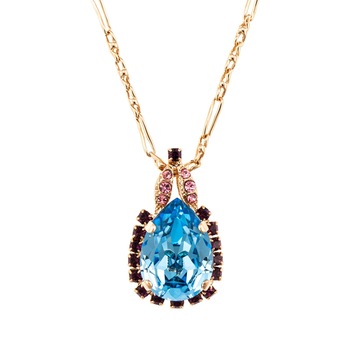 Pandantiv cu lant placat cu Aur roz de 24K, Cristale, Cotton Candy - The Sweet Life by Roxannes - Mariana Jewellery, Multicolor 5098/2-144RG Pandantiv cu lant placat cu Aur roz de 24K, Cristale, Cotton Candy - The Sweet Life by Roxannes - Mariana Jewellery, Multicolor 5098/2-144RG