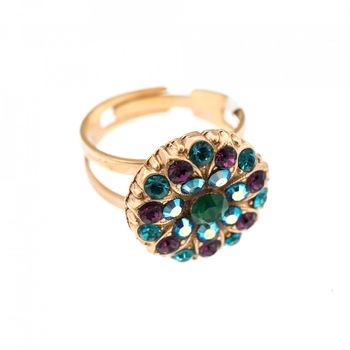 Inel placat cu Aur roz de 24K, Cristale Swarovski, Guardian Angel by Roxannes - Mariana Jewellery, Multicolor 7217-1025MR Inel placat cu Aur roz de 24K, Cristale Swarovski, Guardian Angel by Roxannes - Mariana Jewellery, Multicolor 7217-1025MR