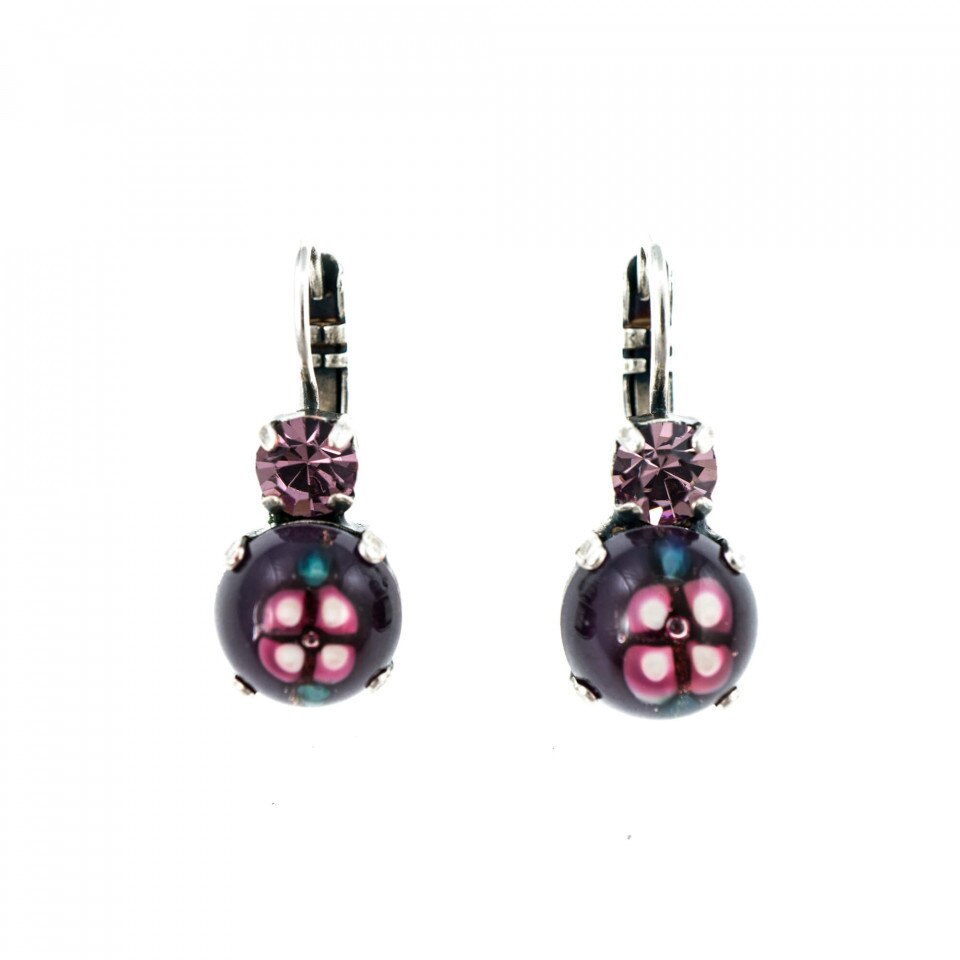 Cercei placati cu Argint 925, Cristale Swarovski, Elizabeth by Roxannes - Mariana Jewellery, Mov 1062-2121SP6