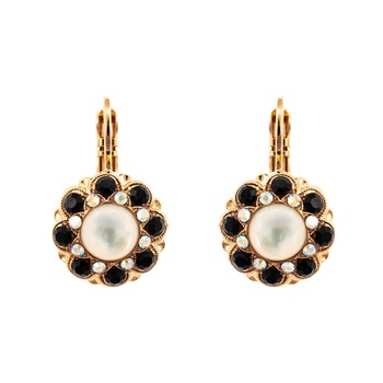 Cercei placati cu Aur roz de 24K, Cristale, Aurore in Black by Roxannes - Mariana Jewellery, Negru/Alb 1417M-87280RG6 Cercei placati cu Aur roz de 24K, Cristale, Aurore in Black by Roxannes - Mariana Jewellery, Negru/Alb 1417M-87280RG6