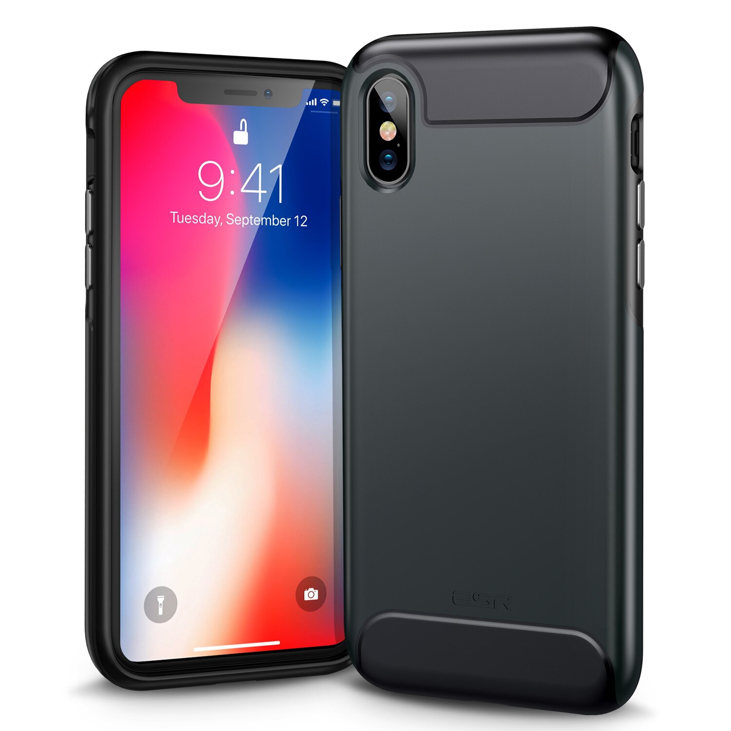 Carcasa ESR Rambler iPhone X, Black