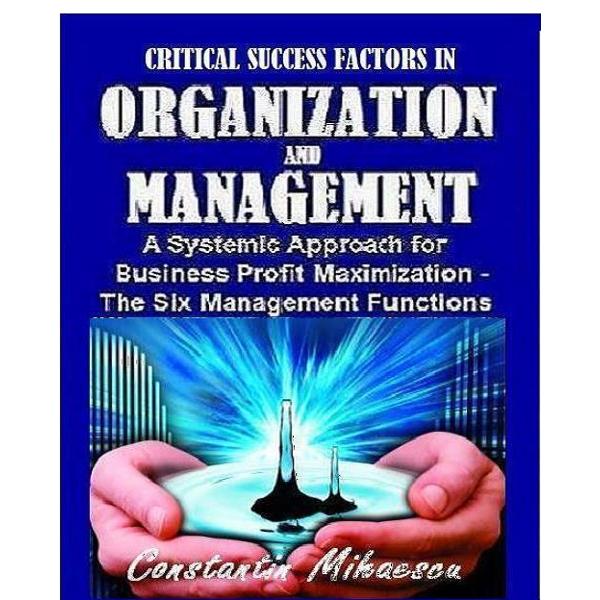 Critical Success Factors In Organization And Management - Constantin Mihaescu