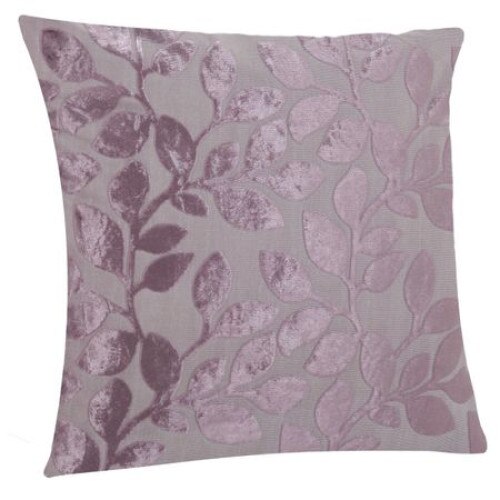 Perna decorativa iMK®, model inflorat, patrata, mov