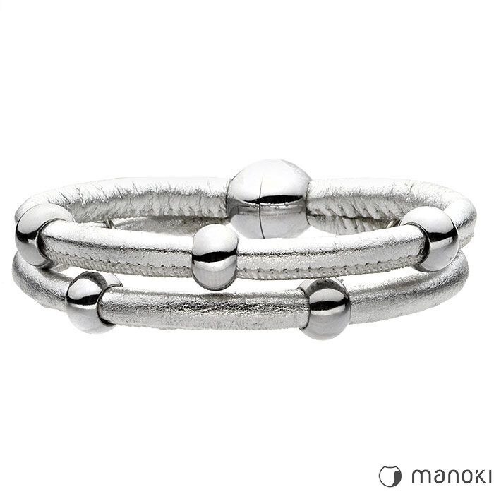 Bratara Manoki dama BA427SS argintie