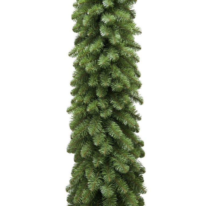 Ghirlanda artificiala brad verde cu 200 de crengi, lungime 270 cm