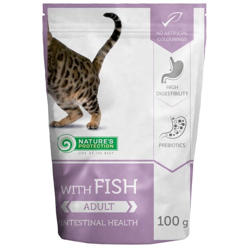Hrana Umeda Natures Protection Cat Intestinal Health Peste, 100 g