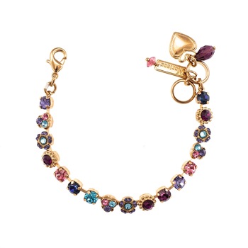 Bratara placata cu Aur roz de 24K, Cristale, Cotton Candy - The Sweet Life by Roxannes - Mariana Jewellery, Multicolor 4028-144RG Bratara placata cu Aur roz de 24K, Cristale, Cotton Candy - The Sweet Life by Roxannes - Mariana Jewellery, Multicolor 4028-144RG