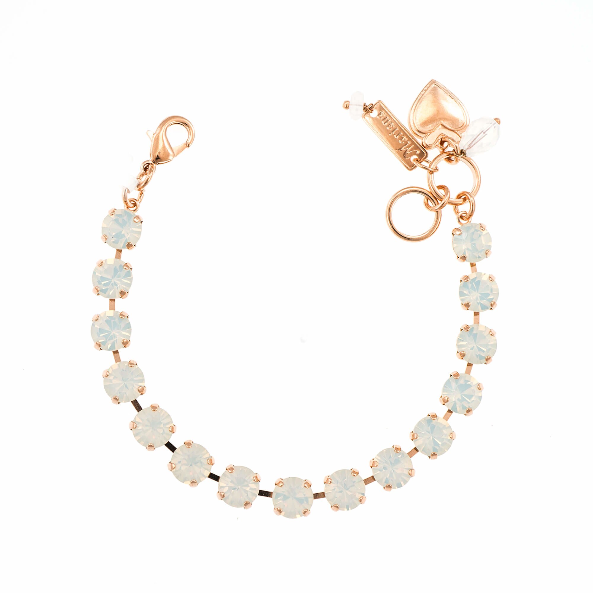 Bratara placata cu Argint 925, Cristale, Casablanca by Roxannes - Mariana Jewellery, Alb 4252-234234RG