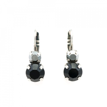 Cercei placati cu Argint 925, Cristale Swarovski, Check Mate by Roxannes - Mariana Jewellery, Negru 1190-280SP6 Cercei placati cu Argint 925, Cristale Swarovski, Check Mate by Roxannes - Mariana Jewellery, Negru 1190-280SP6