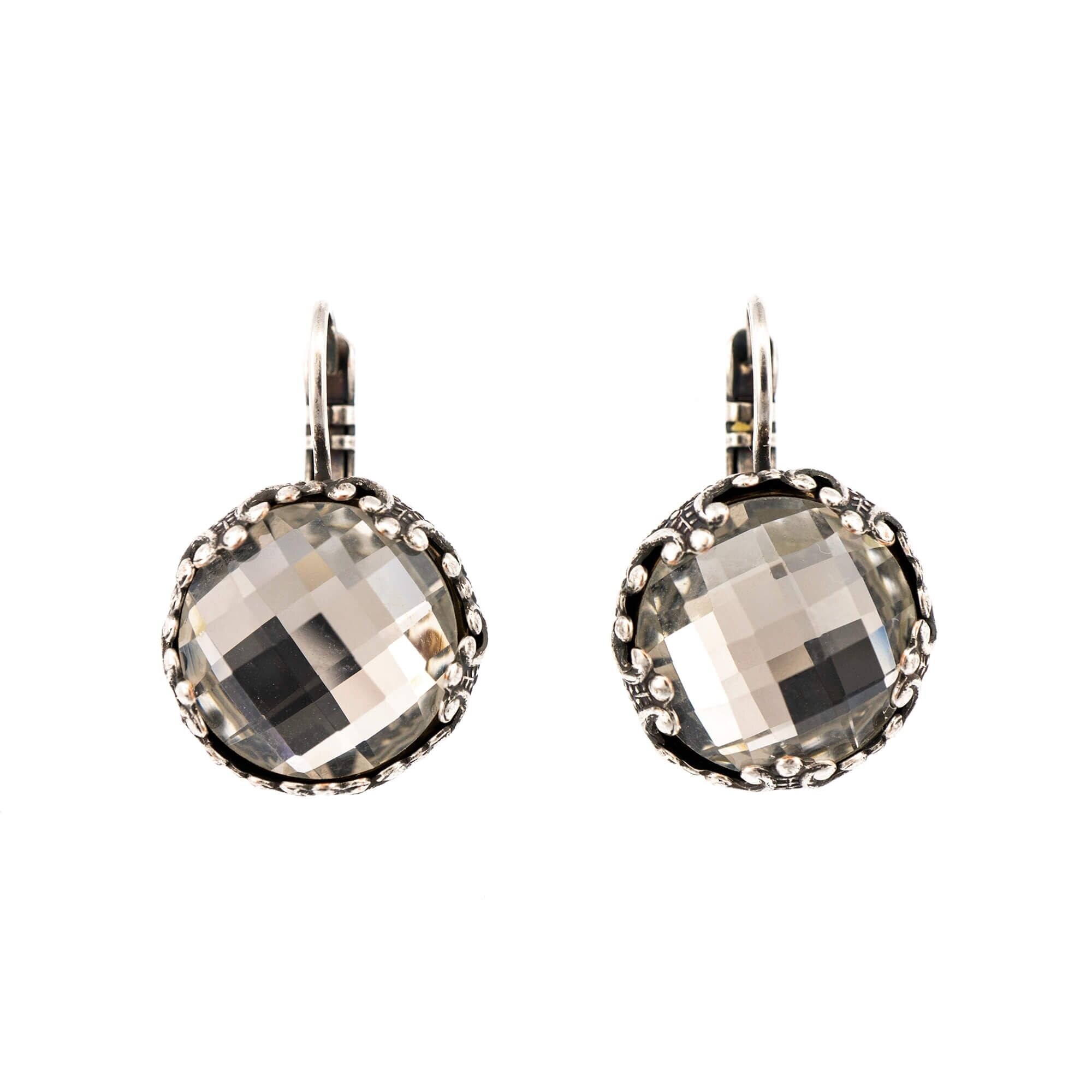 Cercei placati cu Argint 925, Cristale, On a Clear Day by Roxannes - Mariana Jewellery, Cristal Transparent 1374-001ASP6