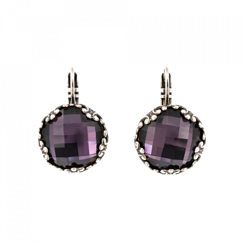 Cercei placati cu Argint 925, Cristale Swarovski, Bohemian Rhapsody by Roxannes - Mariana Jewellery, Mov 1374-204ASP6