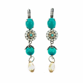 Cercei placati cu Argint 925, Cristale, Sapphire Sky by Roxannes - Mariana Jewellery, Albastru/Alb 1416/1-807SP6 Cercei placati cu Argint 925, Cristale, Sapphire Sky by Roxannes - Mariana Jewellery, Albastru/Alb 1416/1-807SP6