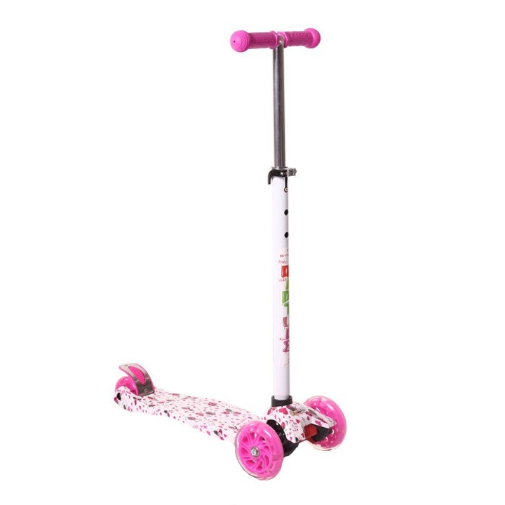 Trotineta cu lumini Rapture White