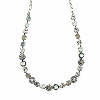 Colier placat cu Argint 925, Cristale, Silk by Roxannes - Mariana Jewellery, Alb/Creme 3029/1-1049SP Colier placat cu Argint 925, Cristale, Silk by Roxannes - Mariana Jewellery, Alb/Creme 3029/1-1049SP