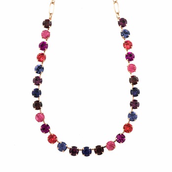 Colier placat cu Aur roz de 24K, Cristale, Xenia - Odyssey by Roxannes - Mariana Jewellery, Multicolor 3252-1091RG Colier placat cu Aur roz de 24K, Cristale, Xenia - Odyssey by Roxannes - Mariana Jewellery, Multicolor 3252-1091RG