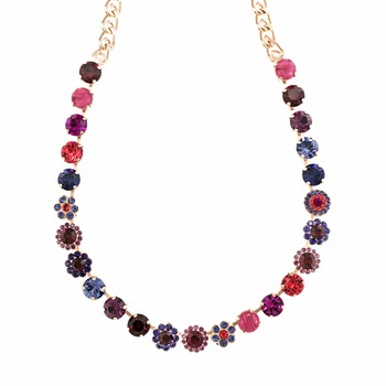 Colier placat cu Aur roz de 24K, Cristale, Xenia - Odyssey by Roxannes - Mariana Jewellery, Multicolor 3479-1091RG Colier placat cu Aur roz de 24K, Cristale, Xenia - Odyssey by Roxannes - Mariana Jewellery, Multicolor 3479-1091RG