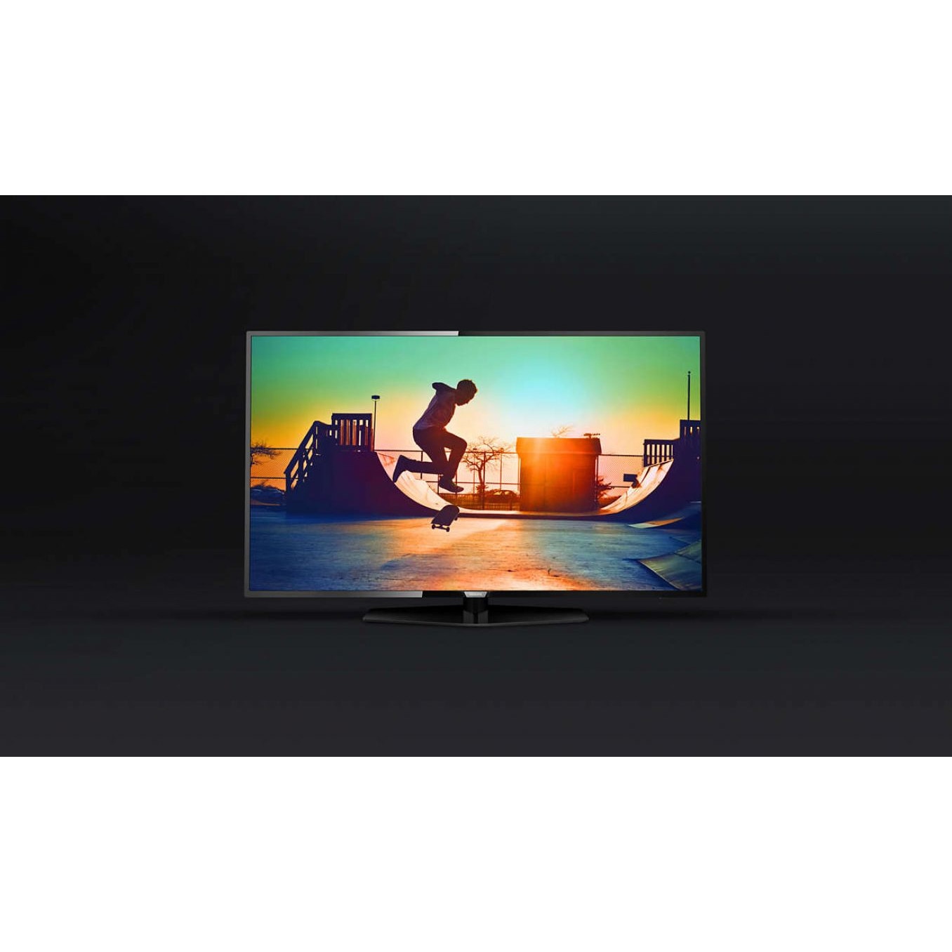 Televizor LED Smart Philips 55PUT6162/12, 139 cm, 4K Ultra HD, Negru, Clasa A+
