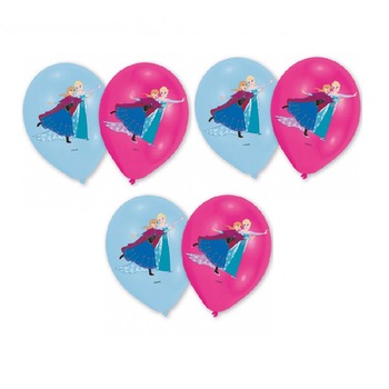 Set 6 Baloane latex Ana si Elsa Frozen 27.5 cm Set 6 Baloane latex Ana si Elsa Frozen 27.5 cm