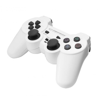 Controller Esperanza EGG107W Trooper cu vibratii, PC/PS3, Alb Controller Esperanza EGG107W Trooper cu vibratii, PC/PS3, Alb