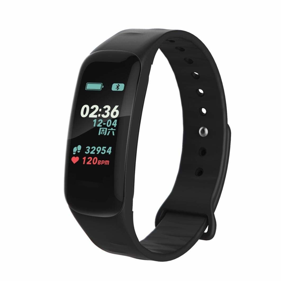 Smartwatch Crimso Light 1,Pedometru,Monitorizare Puls,Negru