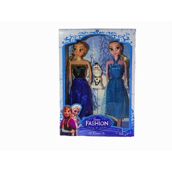 Set papusi Frozen, Anna, Elsa si Olaf, 33 cm, varsta 3 ani+,multicolor Set papusi Frozen, Anna, Elsa si Olaf, 33 cm, varsta 3 ani+,multicolor