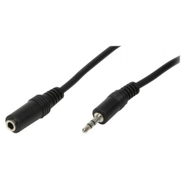 Logilink Audiokábel, 3,5 mm-es 3-Pin/M 3,5 mm-es 3-Pin/F, 10 m (CA1056)