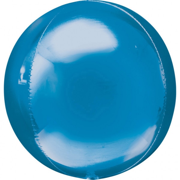 Balon folie Minge , sfera albastru / bleu Orbz 38 x 40cm