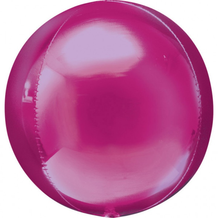 Balon folie Minge, sfera roz Orbz 38 x 40cm