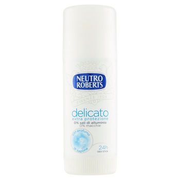 Deodorant Neutro Roberts, Stick, Delicat Protectie Extra, 40 ml Deodorant Neutro Roberts, Stick, Delicat Protectie Extra, 40 ml