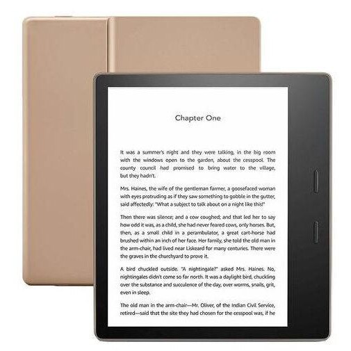 Ebook Reader Kindle Oasis eReader, impermeabil, ecran de 7 inch, 300