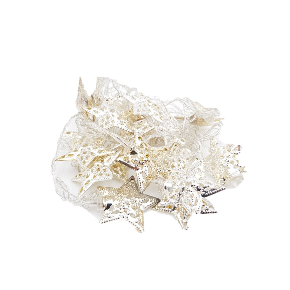 Instalatie cu led 20 stelute multicolore, 40 leduri, 3 m