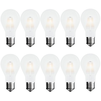 Set 10 Becuri LED V-TAC Filament mat - 7W (60W), 840 lm, E27, A++, lumina alba calda Set 10 Becuri LED V-TAC Filament mat - 7W (60W), 840 lm, E27, A++, lumina alba calda