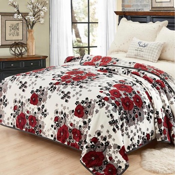 Patura Cocolino moale, gri cu model, punga cadou 200X230cm Gf26 Patura Cocolino moale, gri cu model, punga cadou 200X230cm Gf26