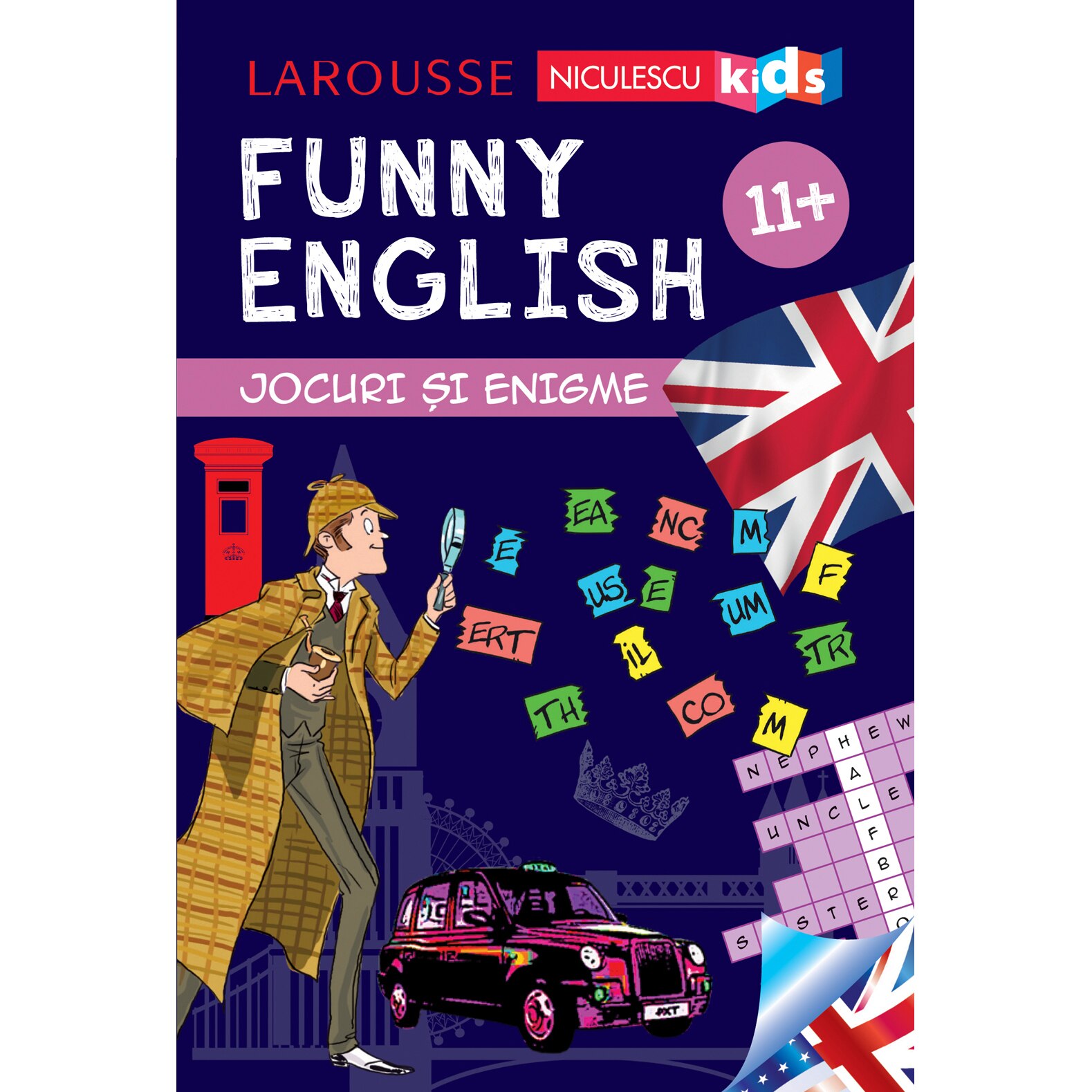 FUNNY ENGLISH. Jocuri si enigme 11+, Sandra Lebrun