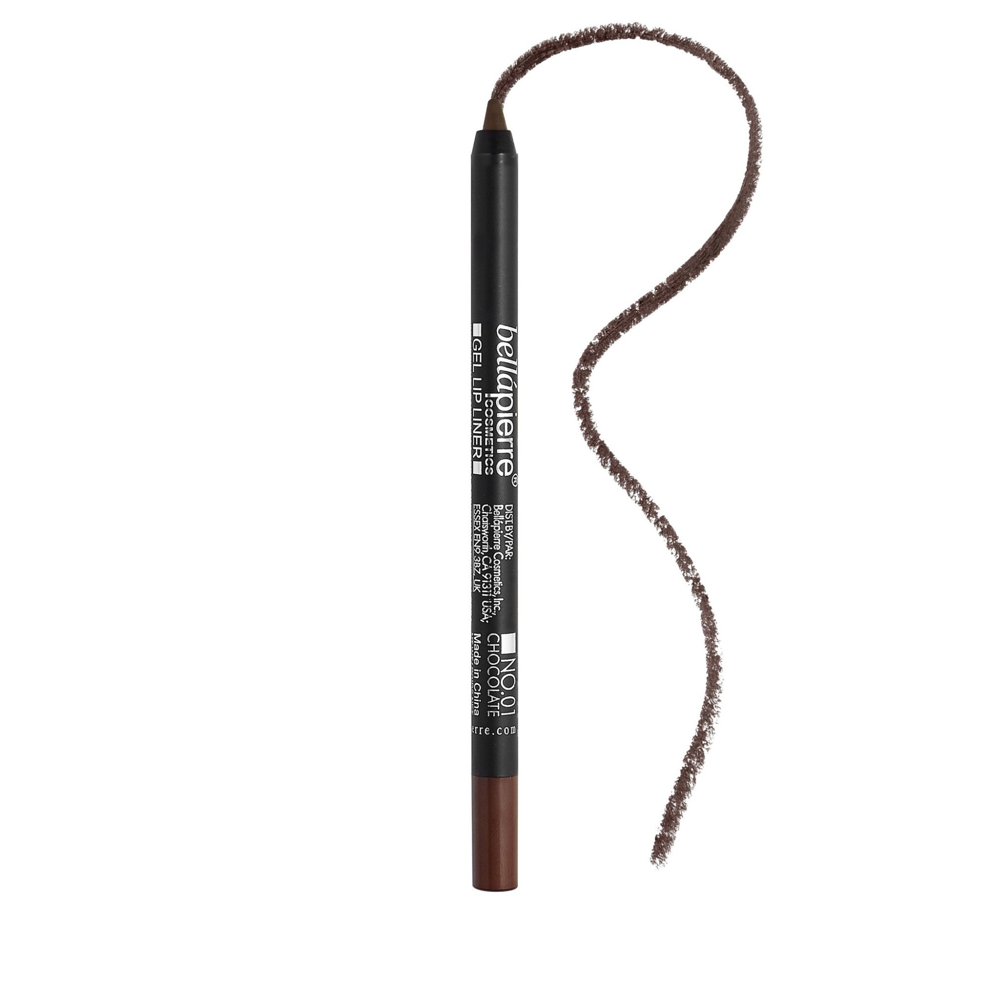 Creion contur ochi gel waterproof BellaPierre - Chocolate (maro) 1.8 g