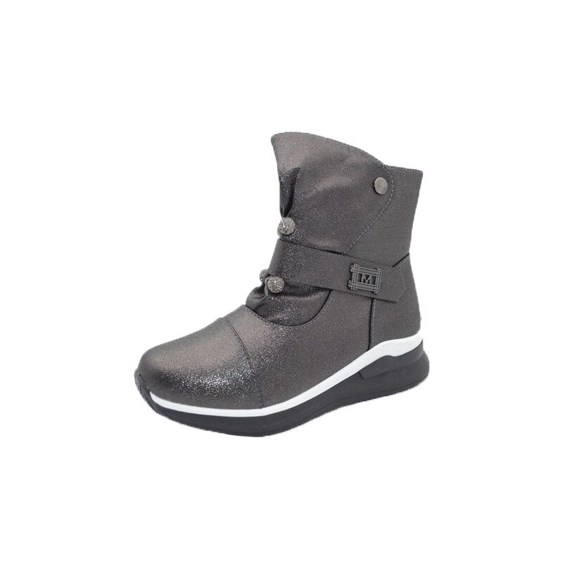 Ghete imblanite pentru fete Bessky TJ8573-2, Negru