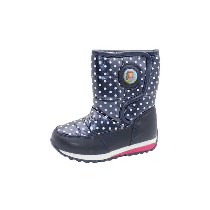 Cizme imblanite pentru fete Bessky JE70160-2, Bleumarin