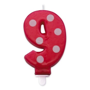 Lumanare Pois Rosie Nr. 9 Big Party Lumanare Pois Rosie Nr. 9 Big Party