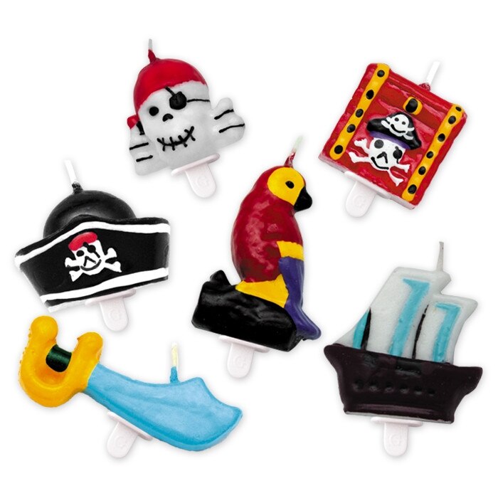 Lumanari Pirati 4 cm 6 bucati/set Big Party