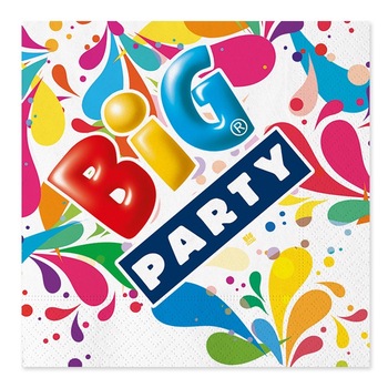 Servetele 33 x 33 cm Big Party 20 bucati/set Big Party Servetele 33 x 33 cm Big Party 20 bucati/set Big Party