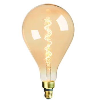 Bec LED dimabil Sylvania ToLEDo Vintage A160 GL, E27, 5.5W, 300 lm, lumina calda Bec LED dimabil Sylvania ToLEDo Vintage A160 GL, E27, 5.5W, 300 lm, lumina calda