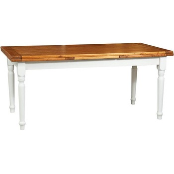 Masa extensibila - alb+nuc 180(290) , Mobila lemn masiv , TUSCAN FURNITURE, Lemn masiv, 180(290) x 90 x80 cm Masa extensibila - alb+nuc 180(290) , Mobila lemn masiv , TUSCAN FURNITURE, Lemn masiv, 180(290) x 90 x80 cm