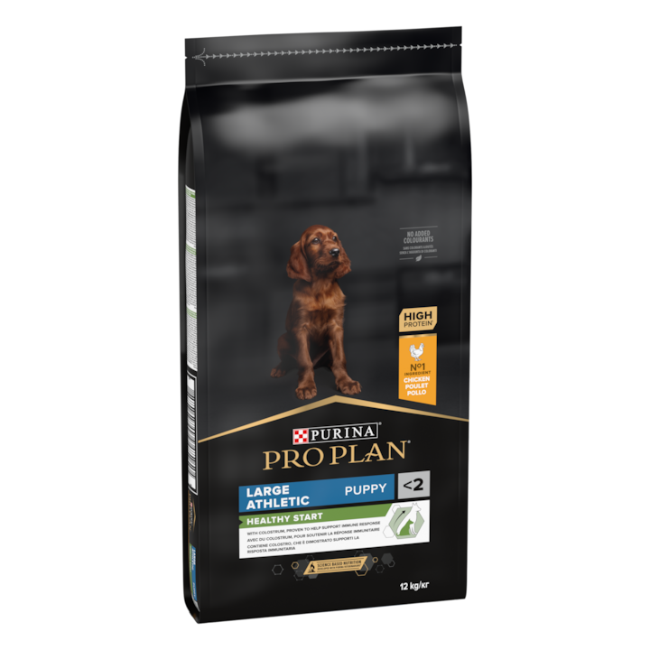 Hrana uscata pentru caini Pro Plan Large Athletic Puppy, Pui, 12kg
