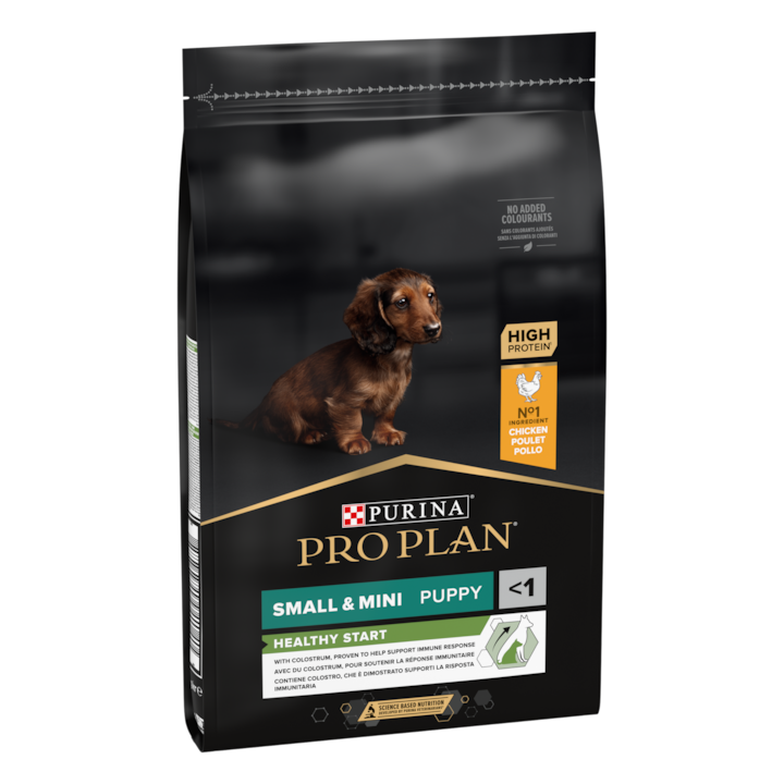 Суха храна за кучета Pro Plan, Small & Mini Puppy, Пилешко с ориз, 7 кг