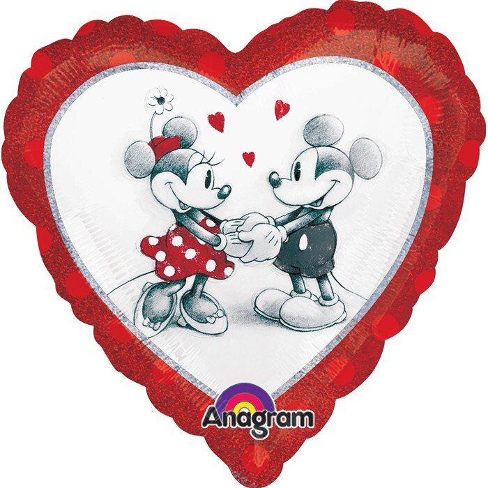 Balon folie Mickey Mouse & Minnie Love 43Cm